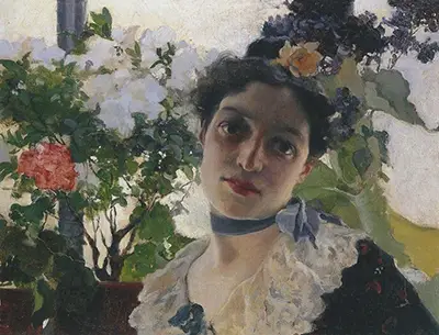 Portrait of Clothilde Joaquin Sorolla